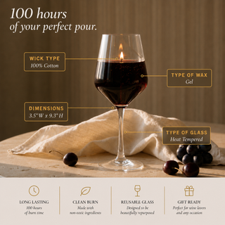 Merlot Wine Candle