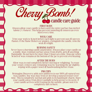 Cherry Bomb Soy Candle