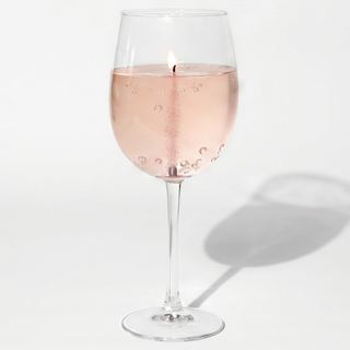 Sparkling Rose Wine Candle