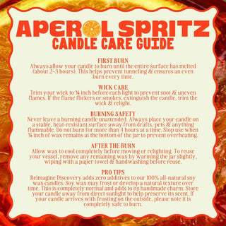 Aperol Spritz Soy Candle