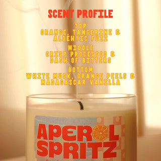 Aperol Spritz Soy Candle