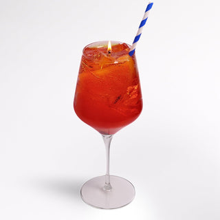 Aperol Cocktail Candle