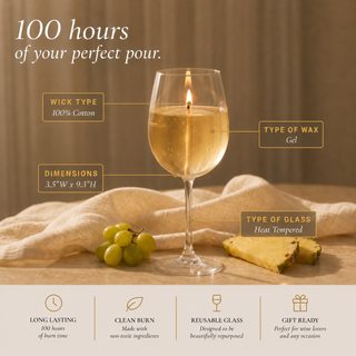 Chardonnay Wine Candle