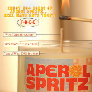 Aperol Spritz Soy Candle